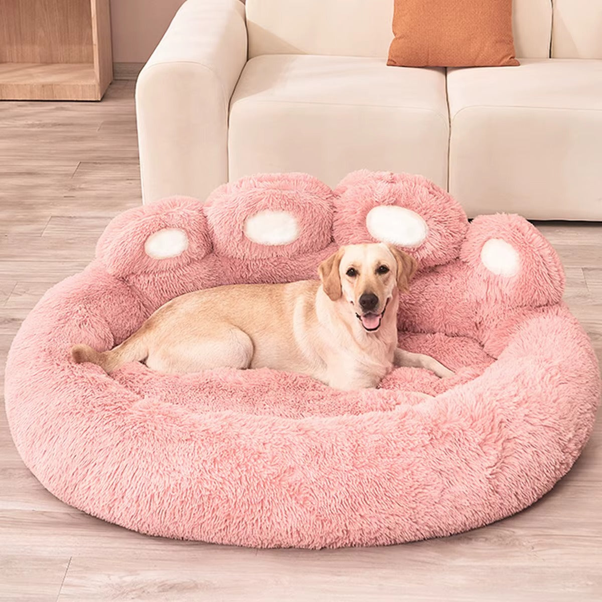 Petena™ Calming Plush Dog Bed – Warm & Cozy Sleep Nest